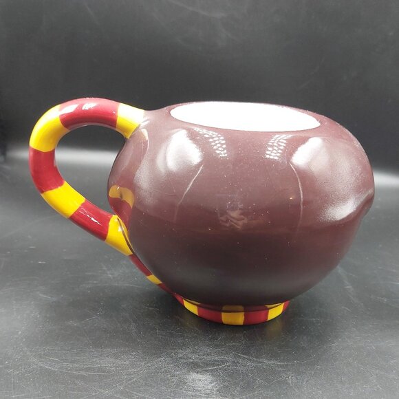 2 Harry Potter Ceramic 3D Face Figural Coffee Mug & Hufflepuff Cauldron EUC - Picture 4 of 12